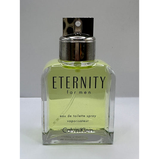 ETERNITY for Men by CALVIN KLEIN 3.4 oz EDT Open Box Like New!